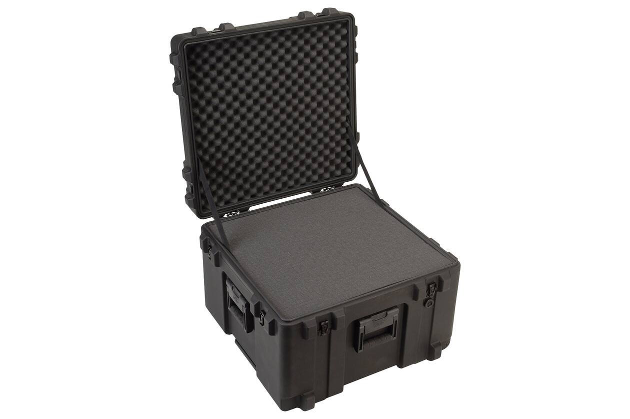 SKB - rSeries 3R-2423-17 - Waterdichte Koffer - Zwart - met Wielen - Plukschuim