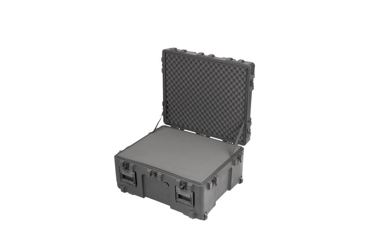 SKB - rSeries 3R-3025-15 - Waterdichte Koffer - Zwart - met Wielen - Plukschuim