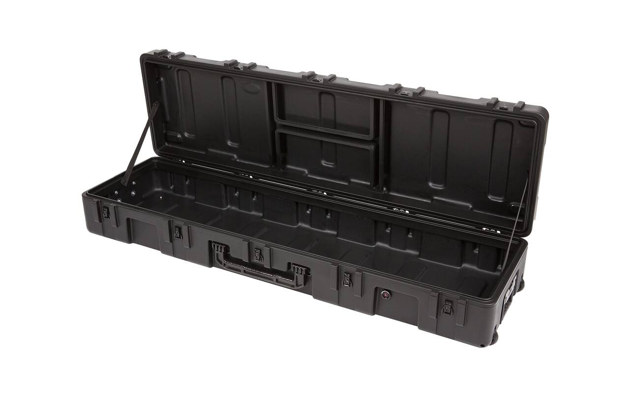 SKB - rSeries 6416-8 - Waterdichte Koffer - Zwart - Leeg - met Wielen