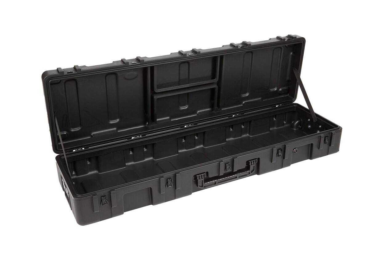 SKB - rSeries 6416-8 - Waterdichte Koffer - Zwart - Leeg - met Wielen