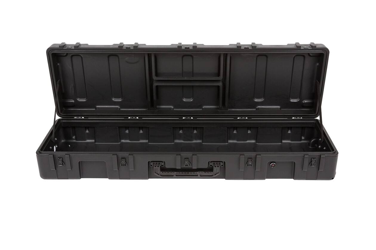 SKB - rSeries 6416-8 - Waterdichte Koffer - Zwart - Leeg - met Wielen