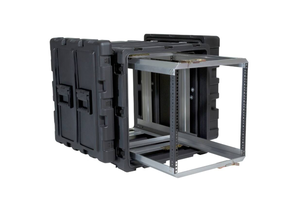 SKB - 3RR Series - 11U Verwijderbare Shock Rack - Zwart - 24-inch diep