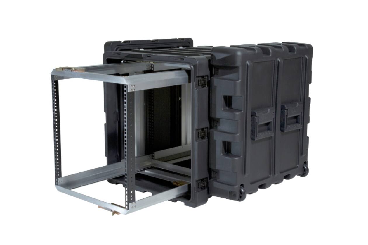 SKB - 3RR Series - 11U Verwijderbare Shock Rack - Zwart - 24-inch diep