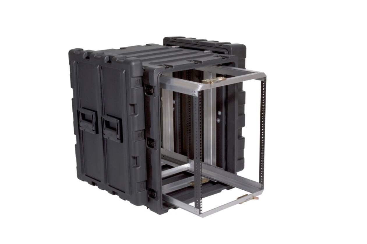 SKB - 3RR Series - 14U Verwijderbare Shock Rack - Zwart - 24-inch diep