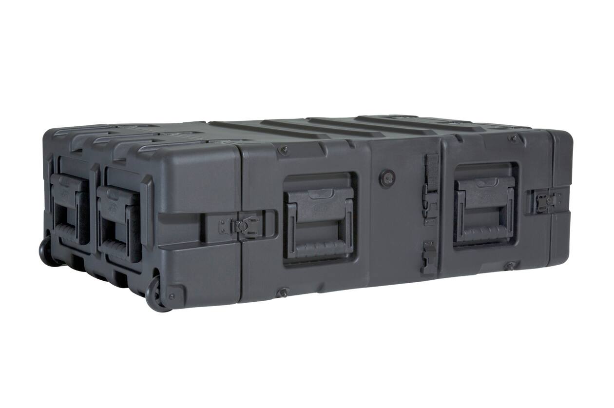 SKB - 3RR Series - 3U Verwijderbare Shock Rack - Zwart - 24-inch diep