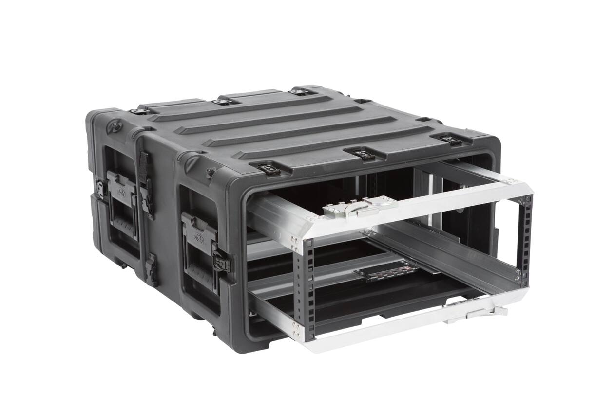SKB - 3RR Series - 4U Verwijderbare Shock Rack - Zwart - 20-inch diep