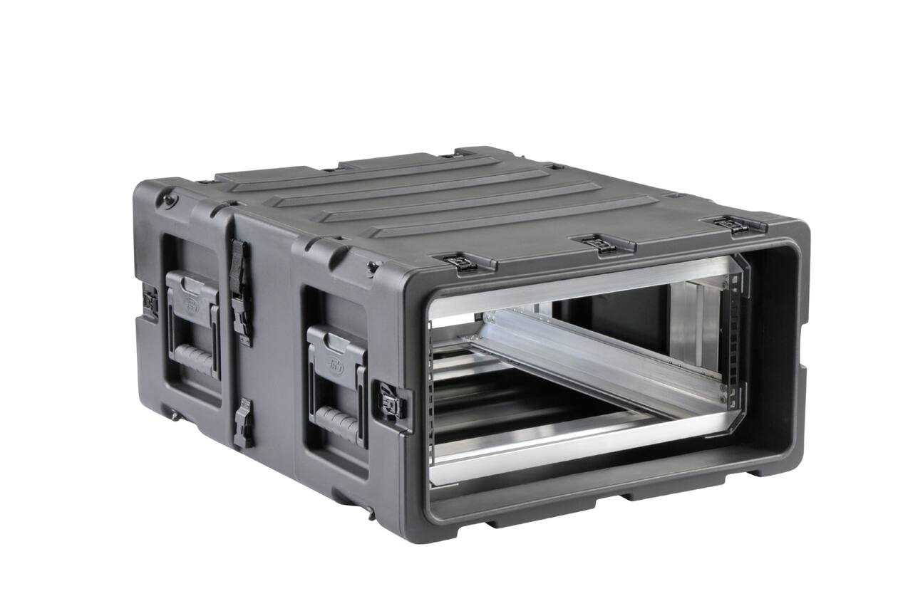 SKB - 3RR Series - 4U Verwijderbare Shock Rack - Zwart - 24-inch diep