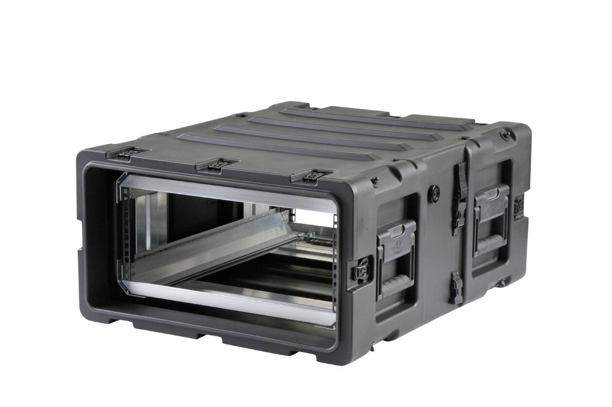 SKB - 3RR Series - 4U Verwijderbare Shock Rack - Zwart - 24-inch diep