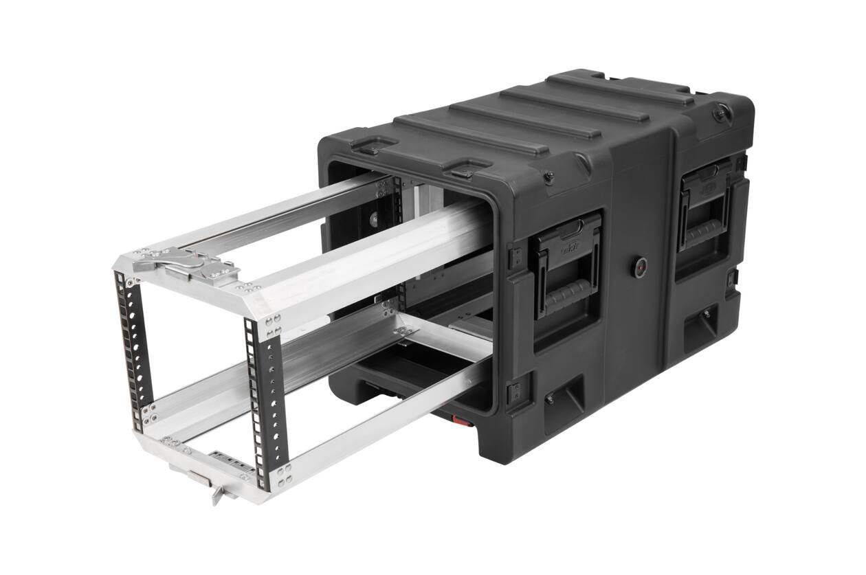 SKB - 3RR Series - 5U Half Shock Rack - Zwart - 20-inch diep