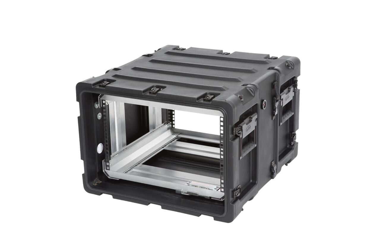 SKB - 3RR Series - 6U Verwijderbare Shock Rack - Zwart - 20-inch diep