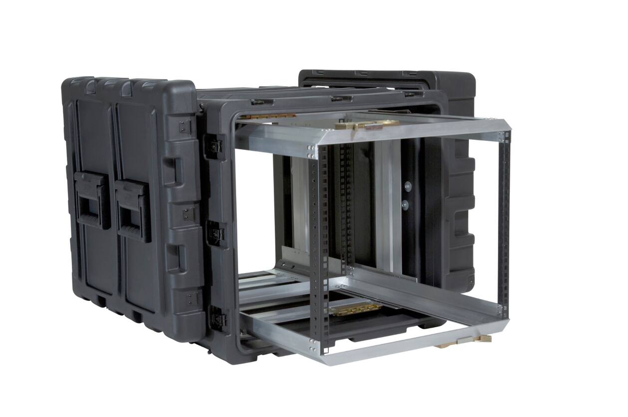 SKB - 3RR Series - 9U Verwijderbare Shock Rack - Zwart - 24-inch diep