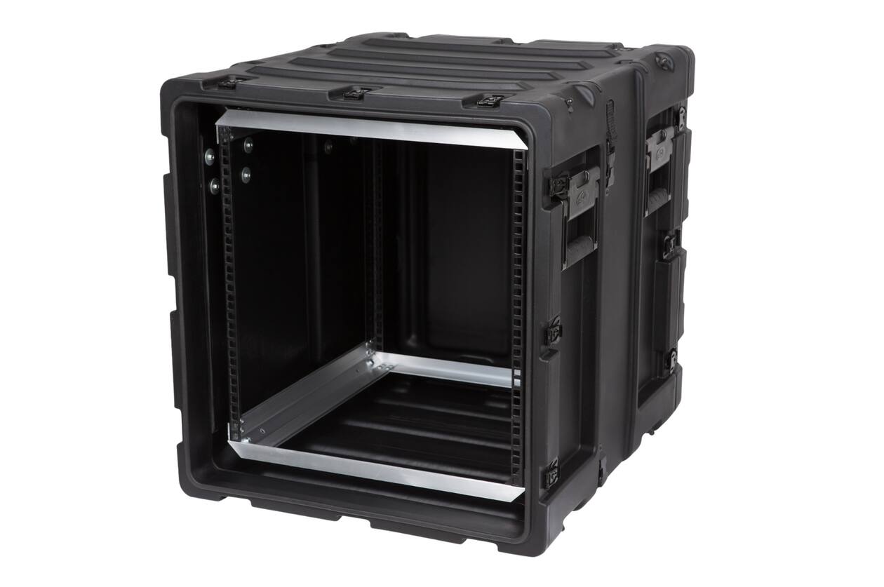 SKB - 3RS Series - 11U Niet-Verwijderbare Shock Rack - Zwart - 20-inch diep