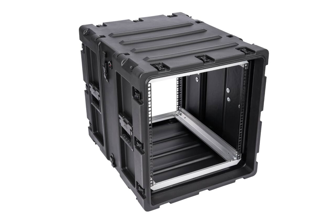 SKB - 3RS Series - 11U Niet-Verwijderbare Shock Rack - Zwart - 24-inch diep