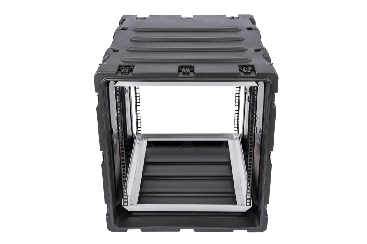 SKB - 3RS Series - 11U Niet-Verwijderbare Shock Rack - Zwart - 24-inch diep