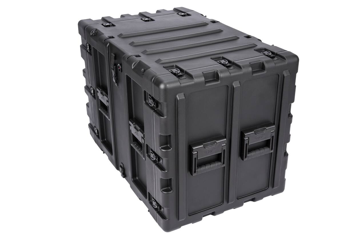 SKB - 3RS Series - 11U Niet-Verwijderbare Shock Rack - Zwart - 24-inch diep