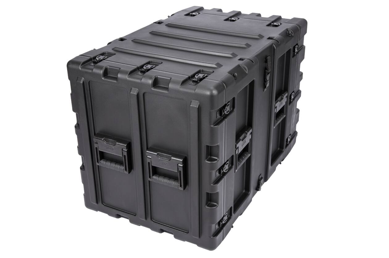 SKB - 3RS Series - 11U Niet-Verwijderbare Shock Rack - Zwart - 24-inch diep