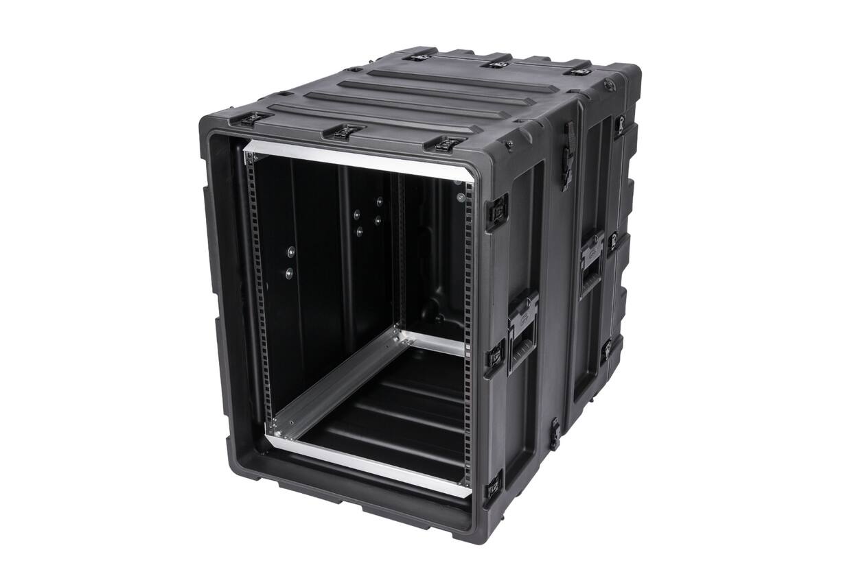 SKB - 3RS Series - 14U Niet-Verwijderbare Shock Rack - Zwart - 24-inch diep