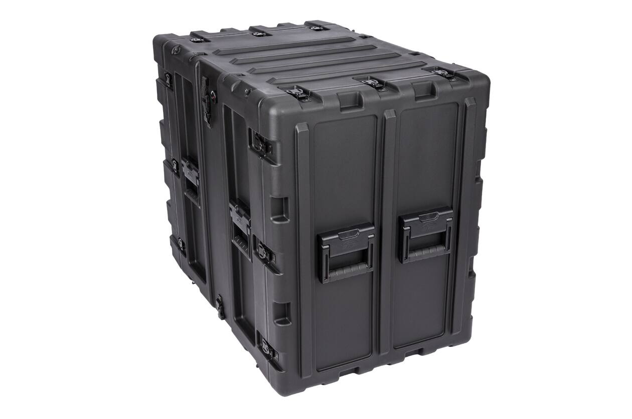 SKB - 3RS Series - 14U Niet-Verwijderbare Shock Rack - Zwart - 24-inch diep