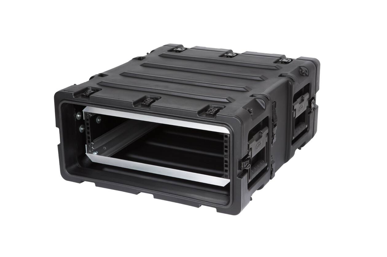SKB - 3RS Series - 3U Niet-Verwijderbare Shock Rack - Zwart - 20-inch diep