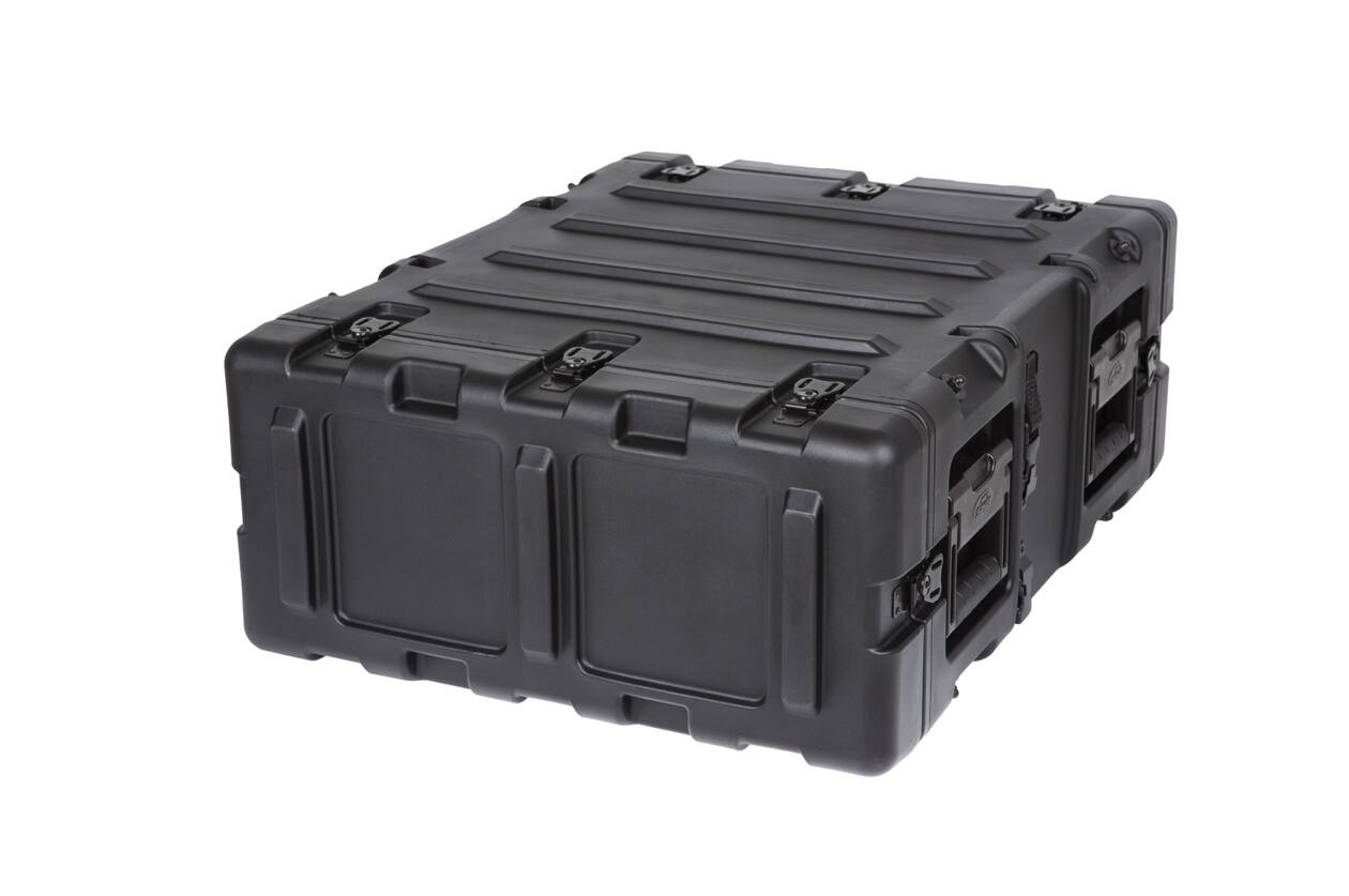 SKB - 3RS Series - 3U Niet-Verwijderbare Shock Rack - Zwart - 20-inch diep