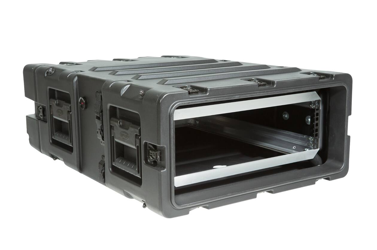 SKB - 3RS Series - 3U Niet-Verwijderbare Shock Rack - Zwart - 24-inch diep