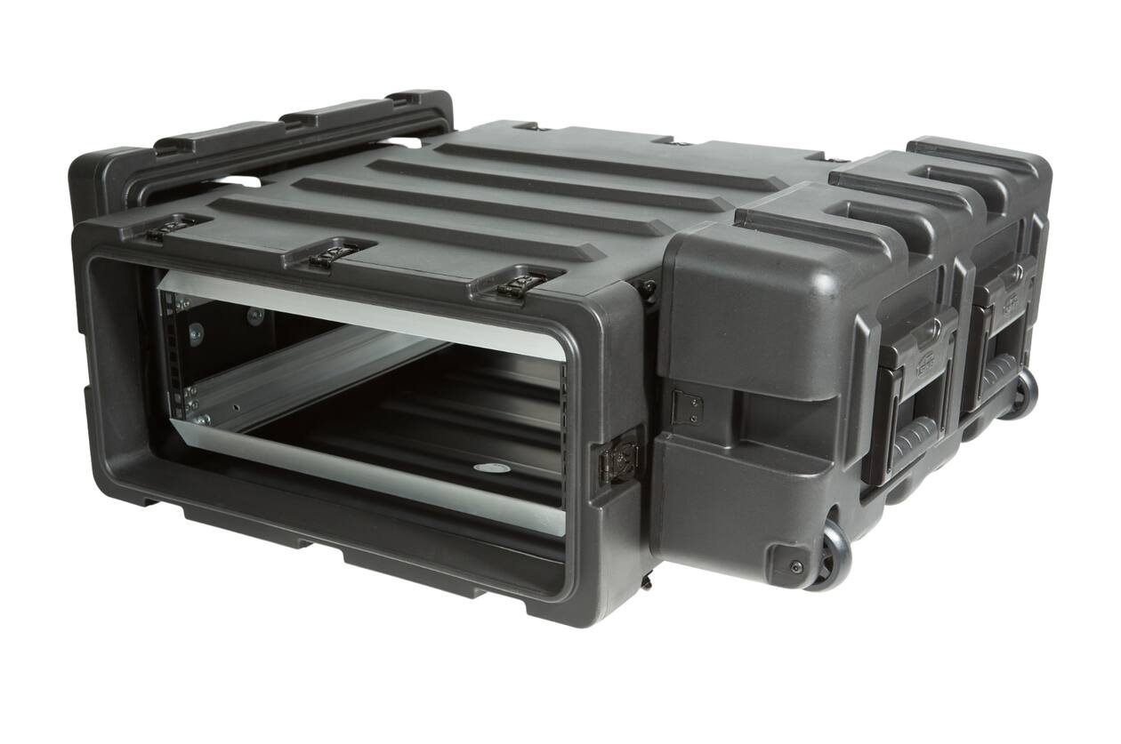 SKB - 3RS Series - 3U Niet-Verwijderbare Shock Rack - Zwart - 24-inch diep