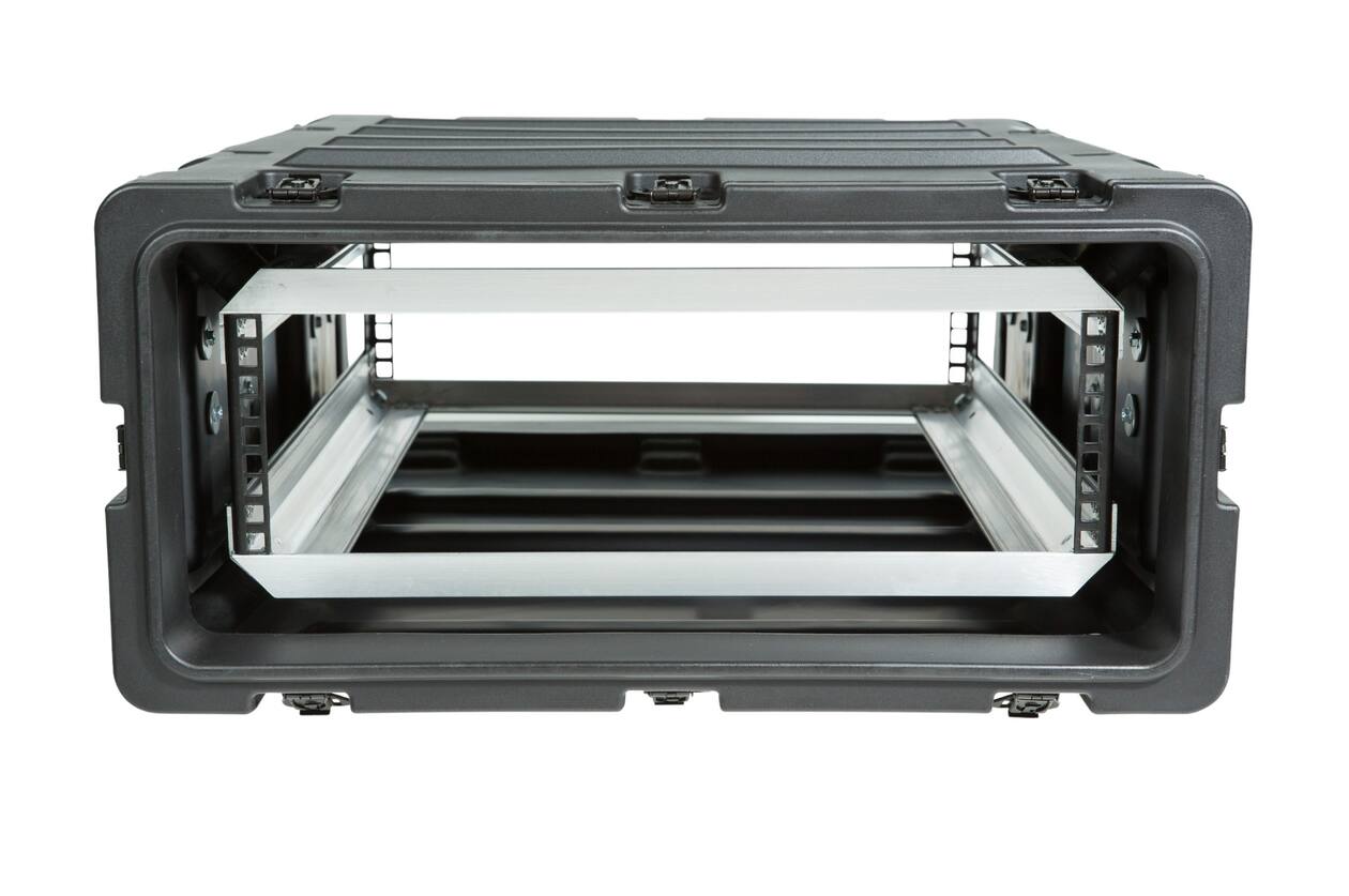 SKB - 3RS Series - 3U Niet-Verwijderbare Shock Rack - Zwart - 24-inch diep