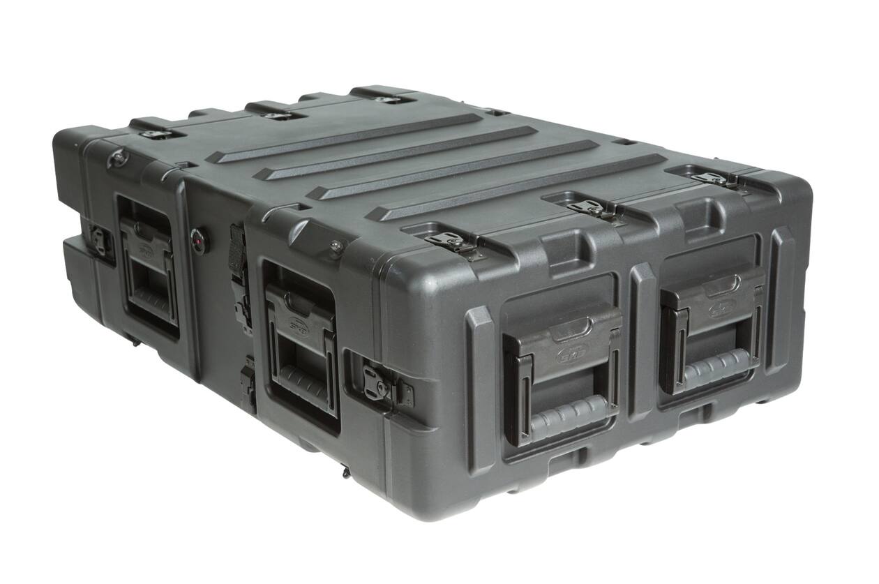 SKB - 3RS Series - 3U Niet-Verwijderbare Shock Rack - Zwart - 24-inch diep