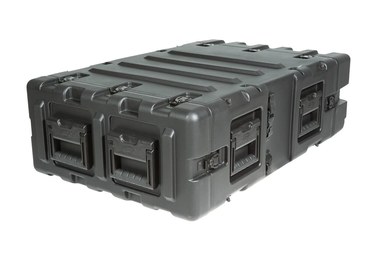 SKB - 3RS Series - 3U Niet-Verwijderbare Shock Rack - Zwart - 24-inch diep