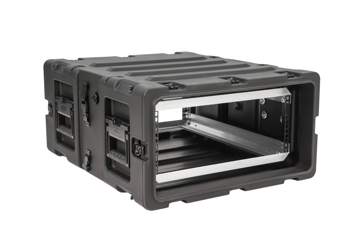 SKB - 3RS Series - 4U Niet-Verwijderbare Shock Rack - Zwart - 24-inch diep
