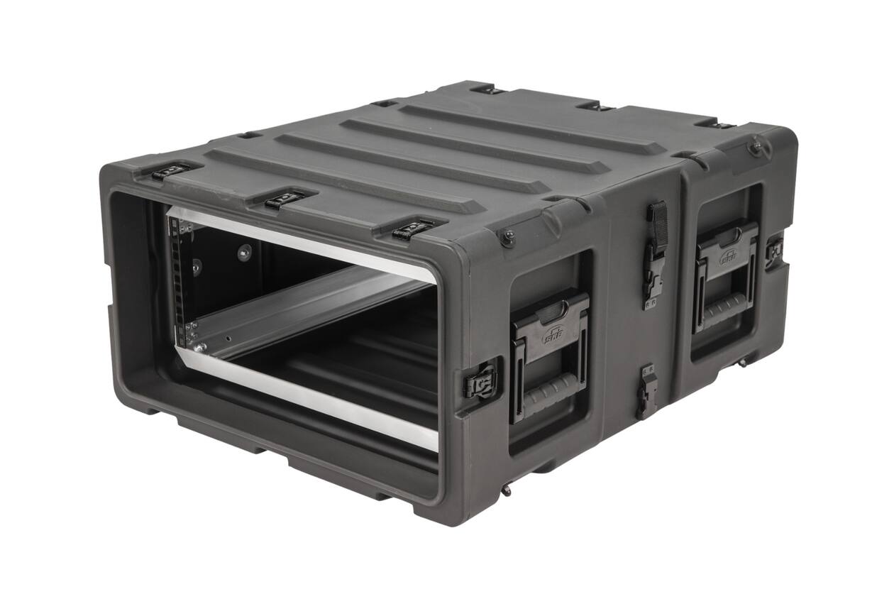 SKB - 3RS Series - 4U Niet-Verwijderbare Shock Rack - Zwart - 24-inch diep
