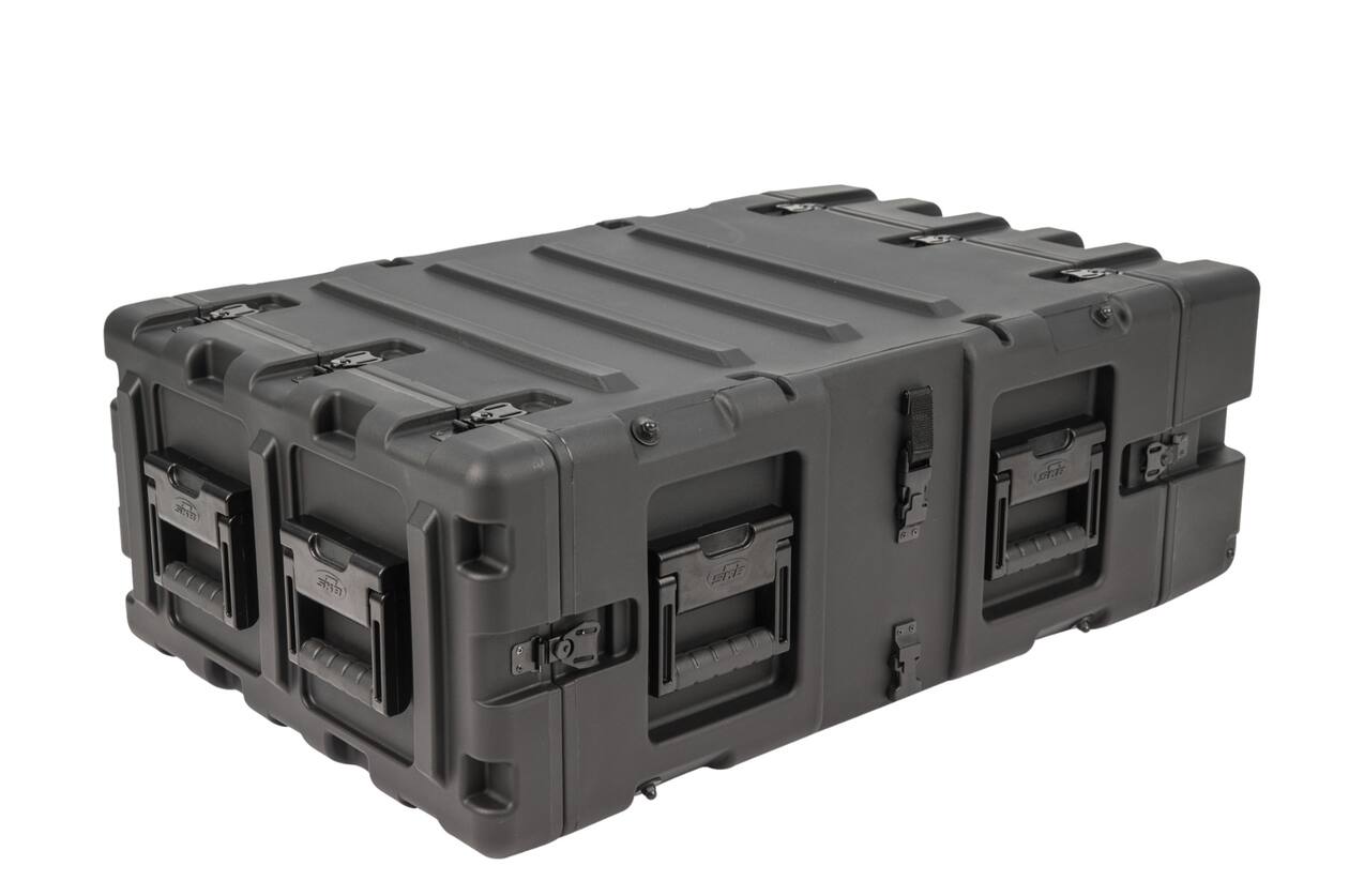 SKB - 3RS Series - 4U Niet-Verwijderbare Shock Rack - Zwart - 24-inch diep