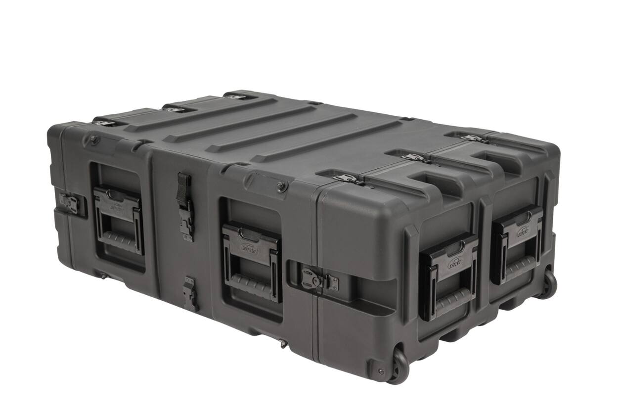 SKB - 3RS Series - 4U Niet-Verwijderbare Shock Rack - Zwart - 24-inch diep