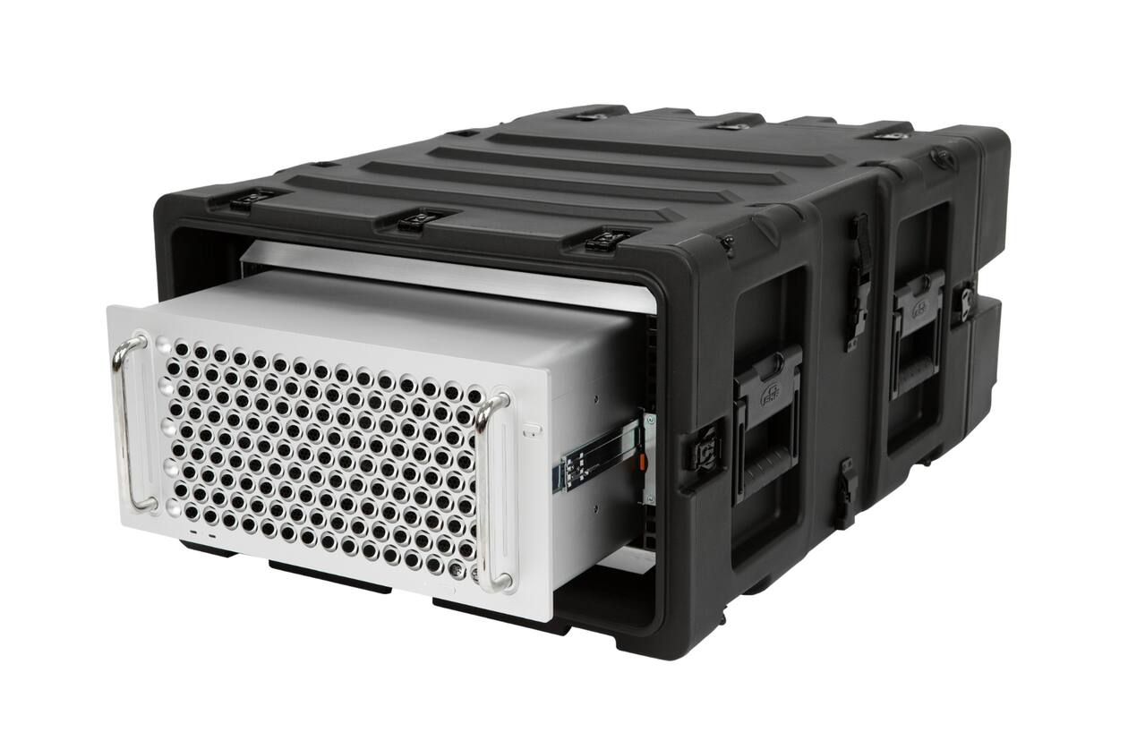 SKB - 3RS Series - 5U Niet-Verwijderbare Shock Rack - Zwart - 24-inch diep