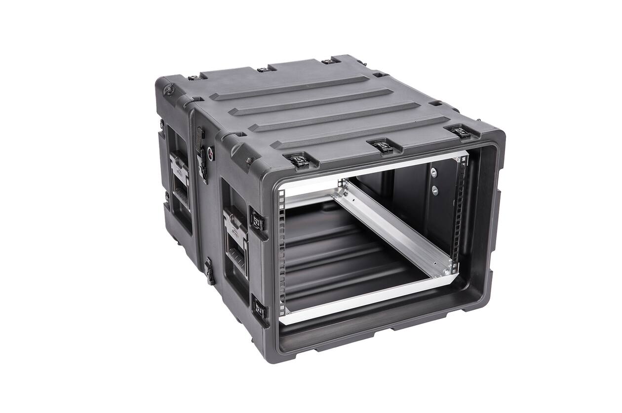 SKB - 3RS Series - 7U Niet-Verwijderbare Shock Rack - Zwart - 24-inch diep