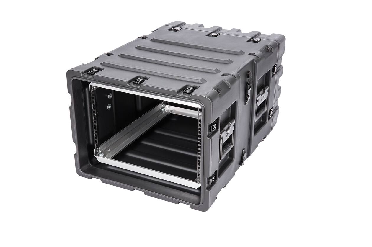 SKB - 3RS Series - 7U Niet-Verwijderbare Shock Rack - Zwart - 24-inch diep