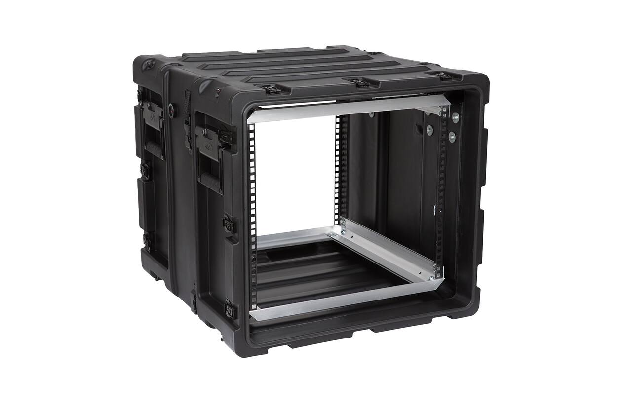 SKB - 3RS Series - 9U Niet-Verwijderbare Shock Rack - Zwart - 20-inch diep