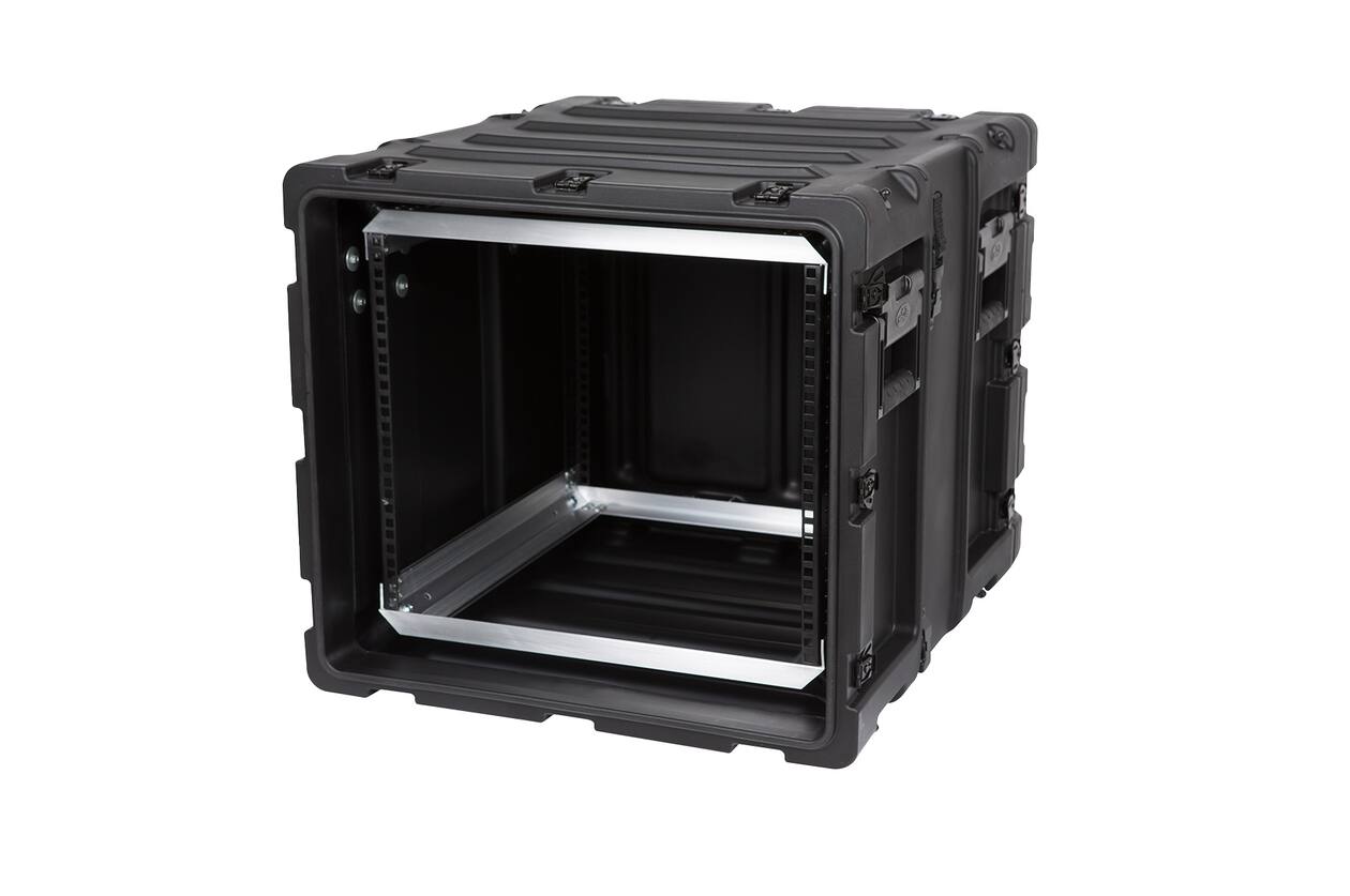 SKB - 3RS Series - 9U Niet-Verwijderbare Shock Rack - Zwart - 20-inch diep
