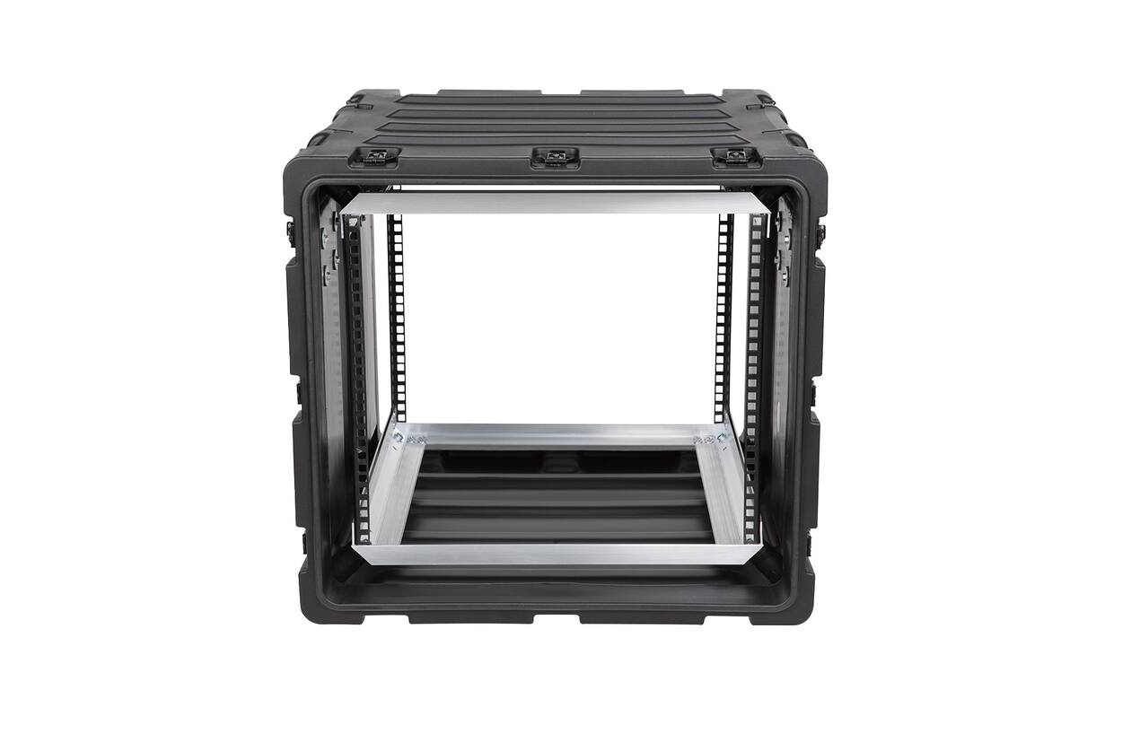 SKB - 3RS Series - 9U Niet-Verwijderbare Shock Rack - Zwart - 20-inch diep