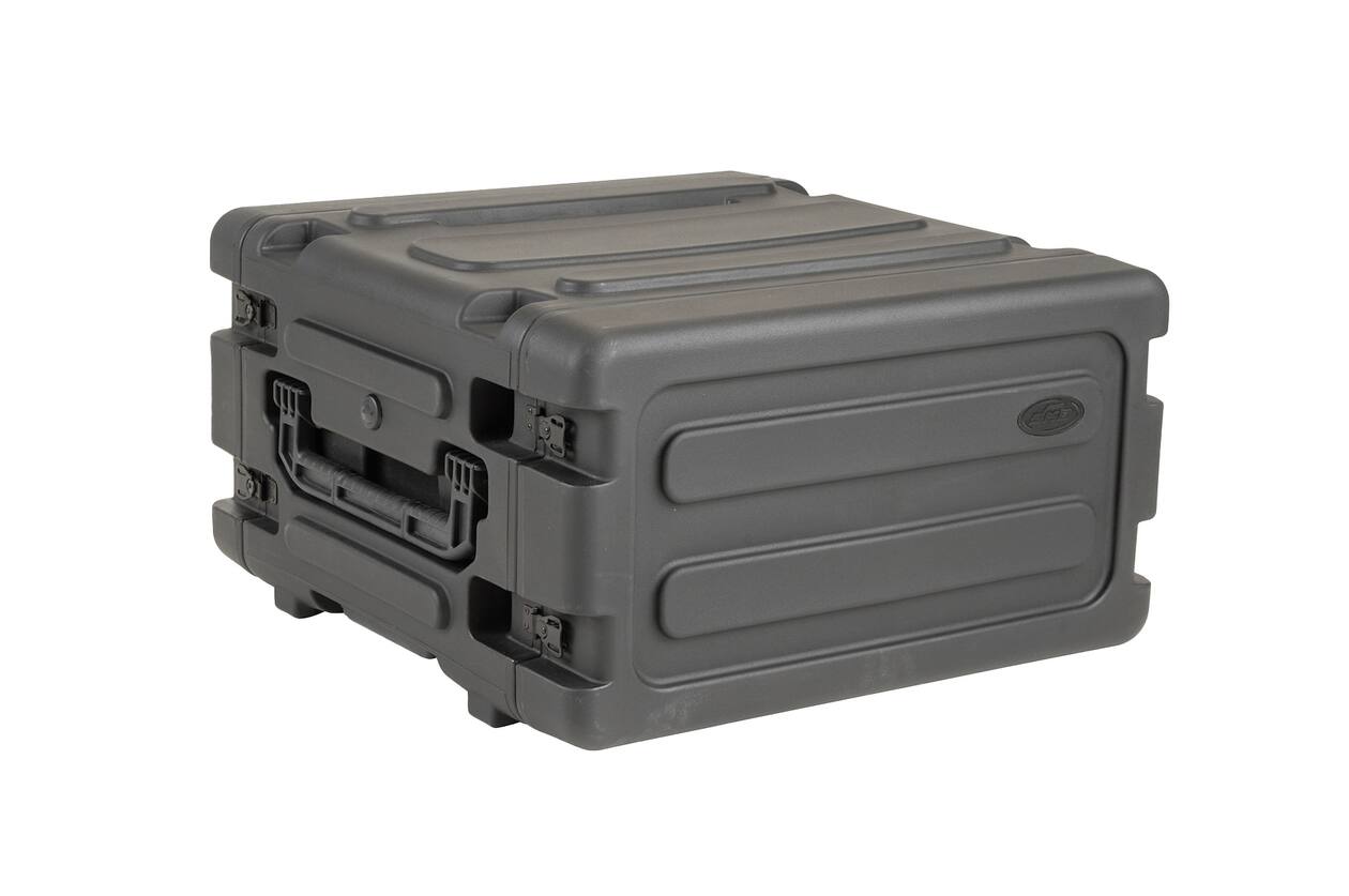 SKB - rSeries Shock Rack - 4U Rijdende Shock Rack - Zwart - 20-inch diep - met Wielen