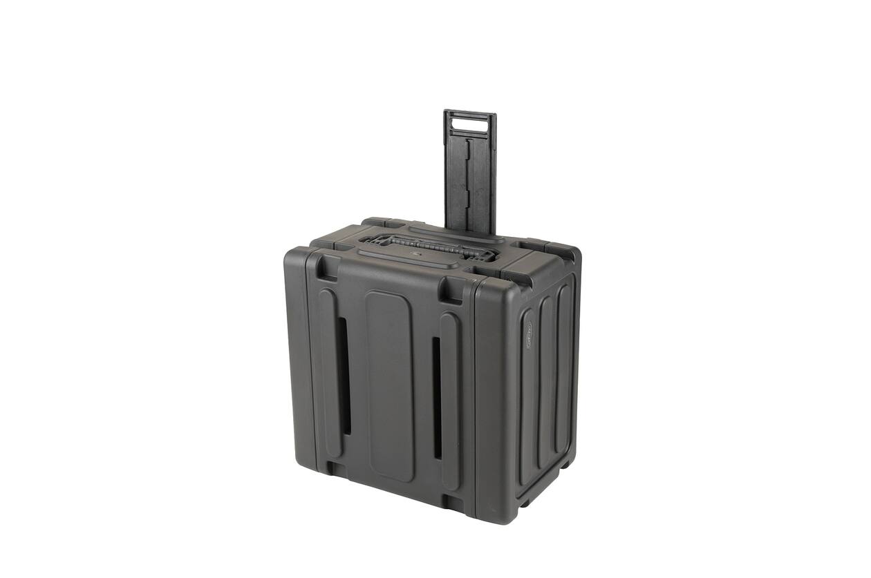 SKB - rSeries - 6U Rijdende Shock Rack - Zwart - 20-inch diep - met Wielen