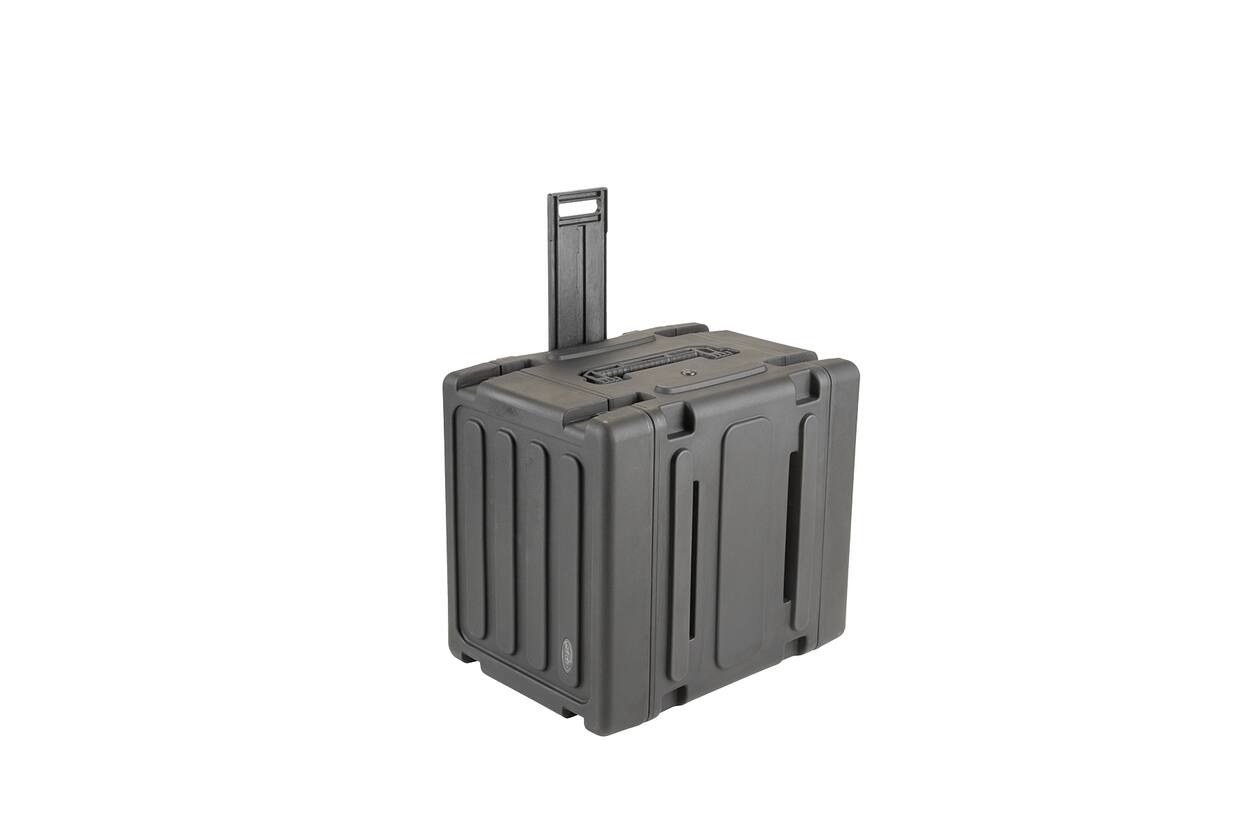 SKB - rSeries - 8U Rijdende Shock Rack - Zwart - 20-inch diep - met Wielen