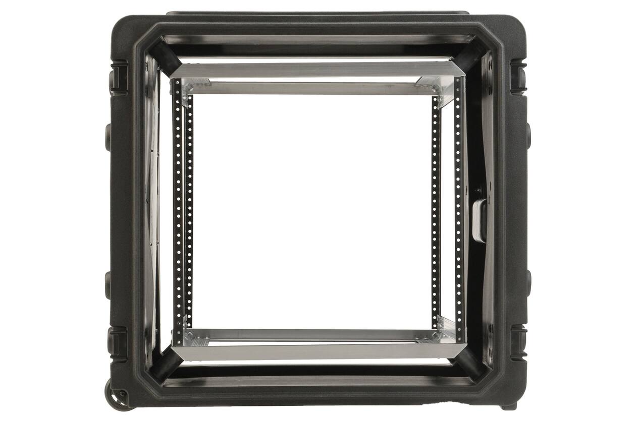 SKB - rSeries - 10U Rijdende Shock Rack - Zwart - 20-inch diep - met Wielen