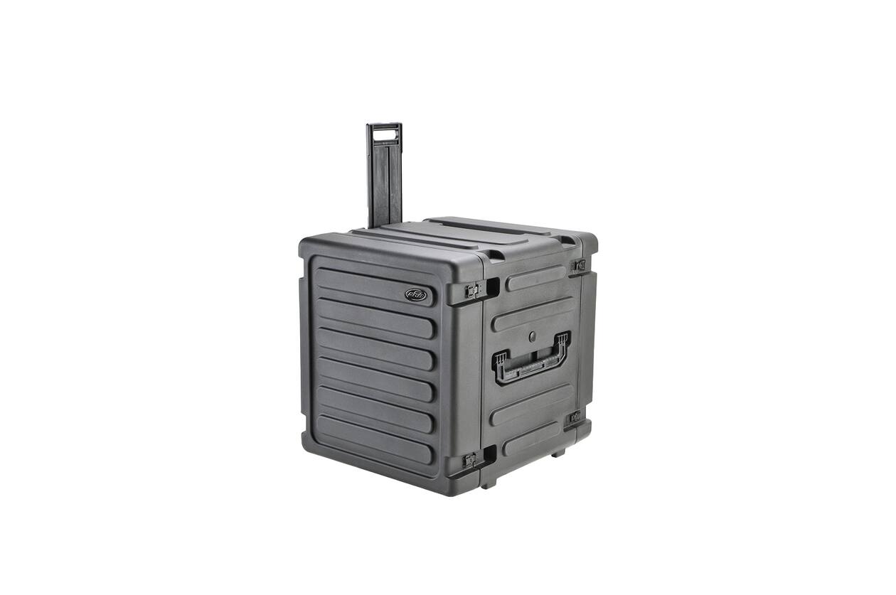 SKB - rSeries - 12U Rijdende Shock Rack - Zwart - 20-inch diep - met Wielen