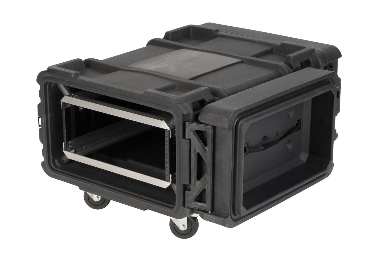 SKB - rSeries - 4U Shock Rack - Zwart - 30-inch diep - met Wielen