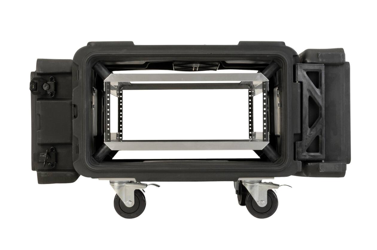 SKB - rSeries - 4U Shock Rack - Zwart - 30-inch diep - met Wielen
