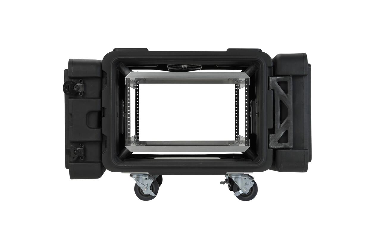 SKB - rSeries - 6U Shock Rack - Zwart - 24-inch diep - met Wielen