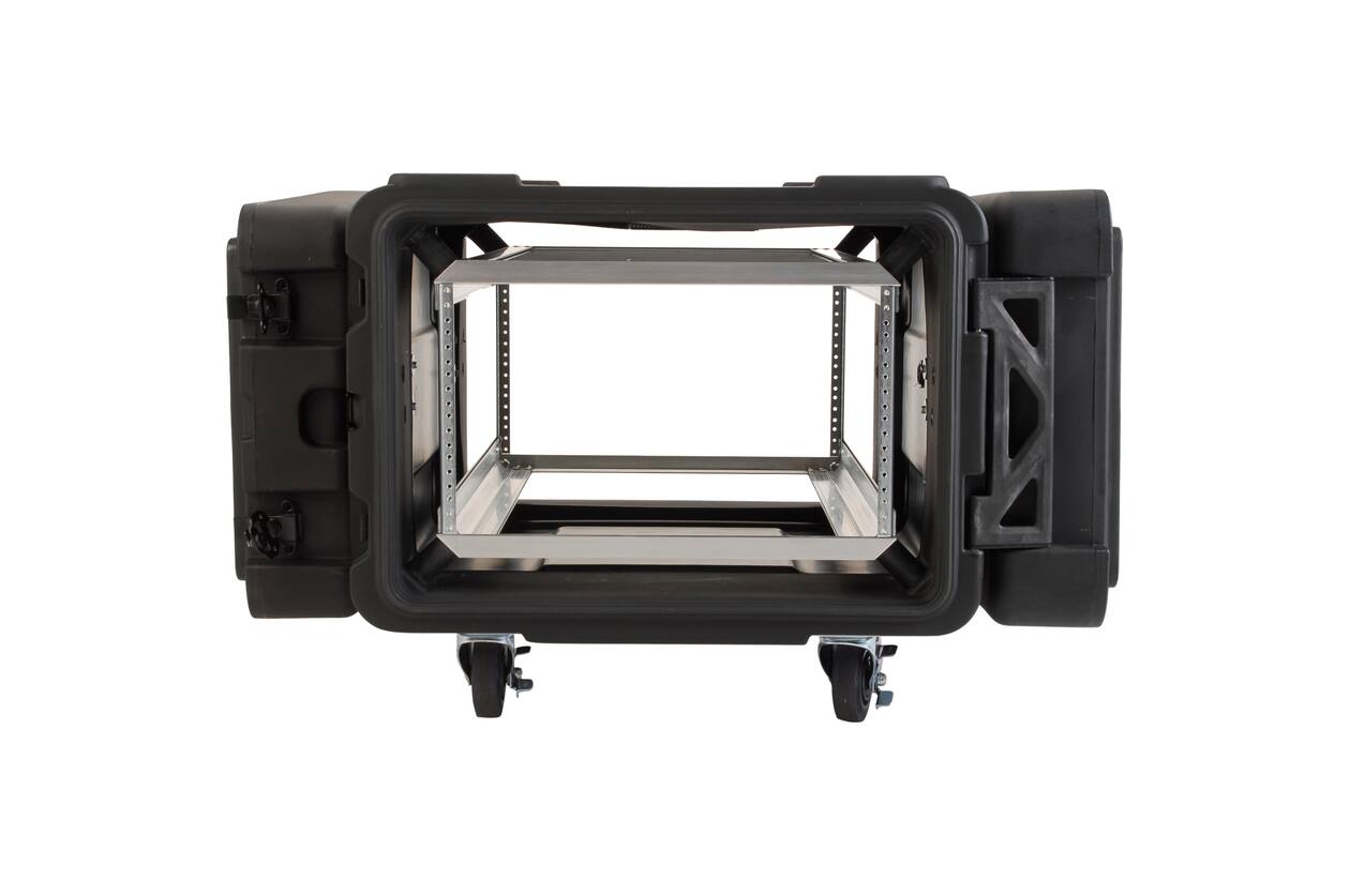 SKB - rSeries - 6U Shock Rack - Zwart - 30-inch diep - met Wielen