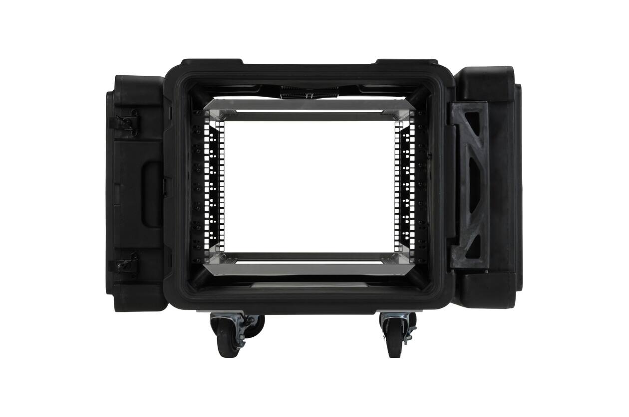 SKB - rSeries - 8U Shock Rack - Zwart - 28-inch diep - met Wielen