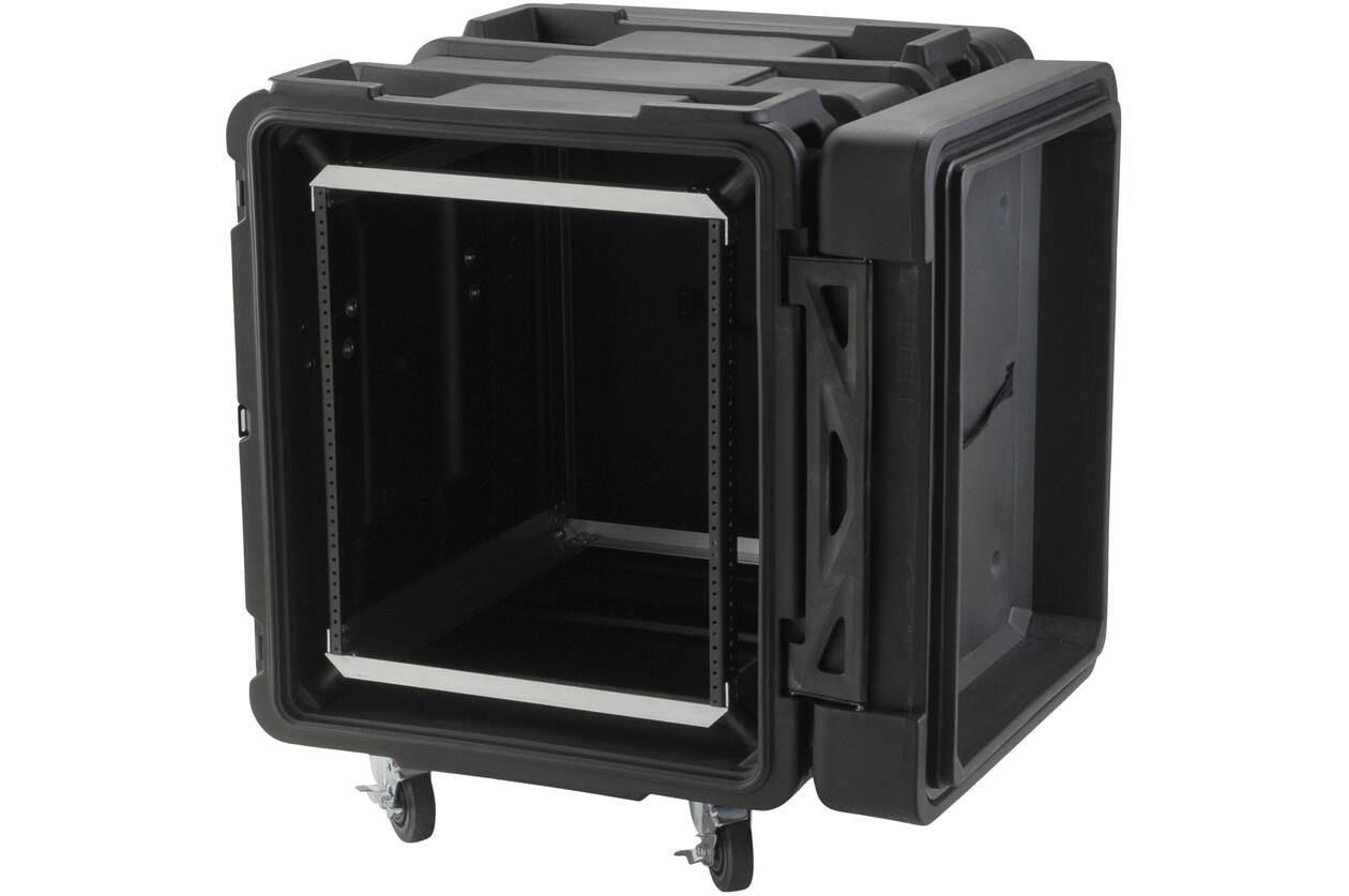 SKB - rSeries - 12U Shock Rack - Zwart - 24-inch diep - met Wielen